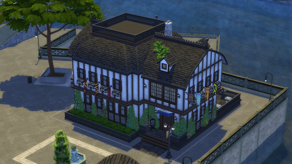 simfawkes's tweet photo. Hospedaria da Praça Velha 🍻
mais um lote de windenburg que resolvi reformar por conta própria. 
usei apenas o jogo base e get to together
id galeria: anothersimfawkes
#thesims https://t.co/pwDyLlIakM