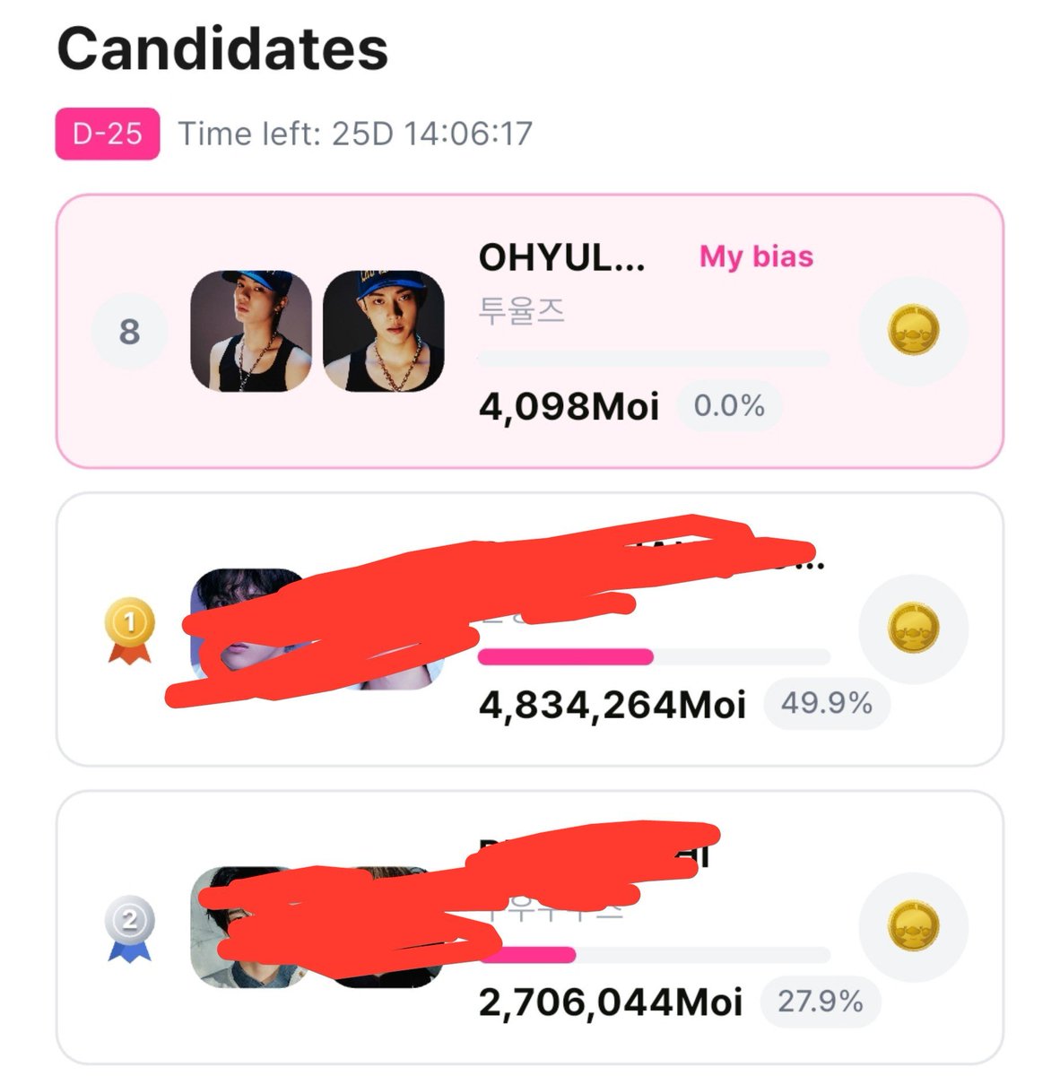 rulnyulist's tweet photo. Selamat pagi rulnyul mania!

Boleh minta tolong luangin waktunya untuk vote rulnyul di app dailyduck ya. Skrg masih di posisi 8. Mungut koinnya bisa lewat ads, kode referral, sama follow sosmed aja kok. Lawannya bangsa besar semua nih, dan rulnyul ketinggalan jauh banget https://t.co/LUkRrxOtxY