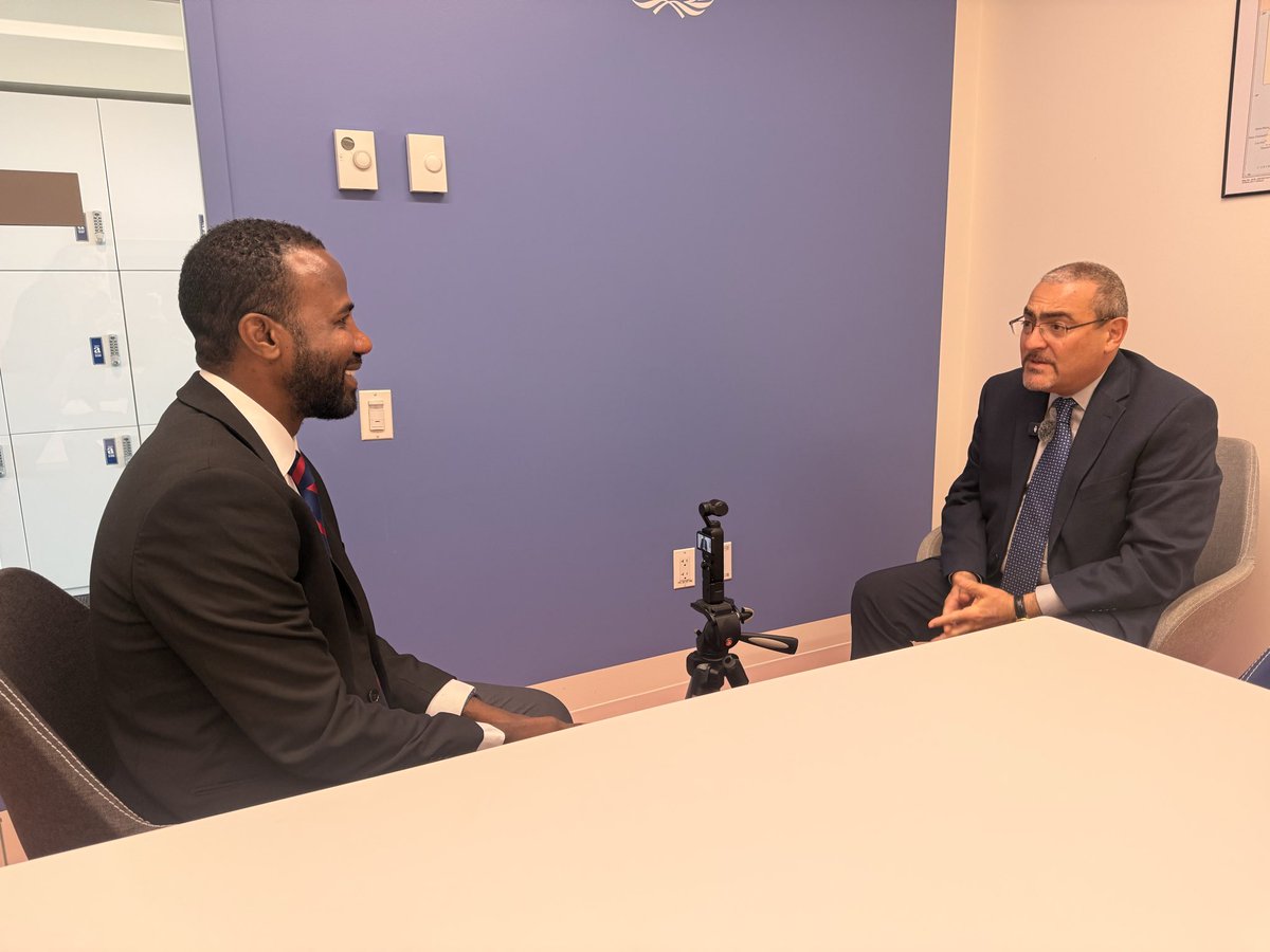 monemmakki's tweet photo. On the margins of #UNG, I spoke with Ramiz Alakbarov, Acting UN Special Coordinator for the #MiddleEast Peace Process.

We discussed the UN’s humanitarian efforts in #Gaza, the deteriorating situation in the #WestBank.

Full interview in Arabic: https://t.co/N0JDlhZZ8n https://t.co/GY4THcpcLX