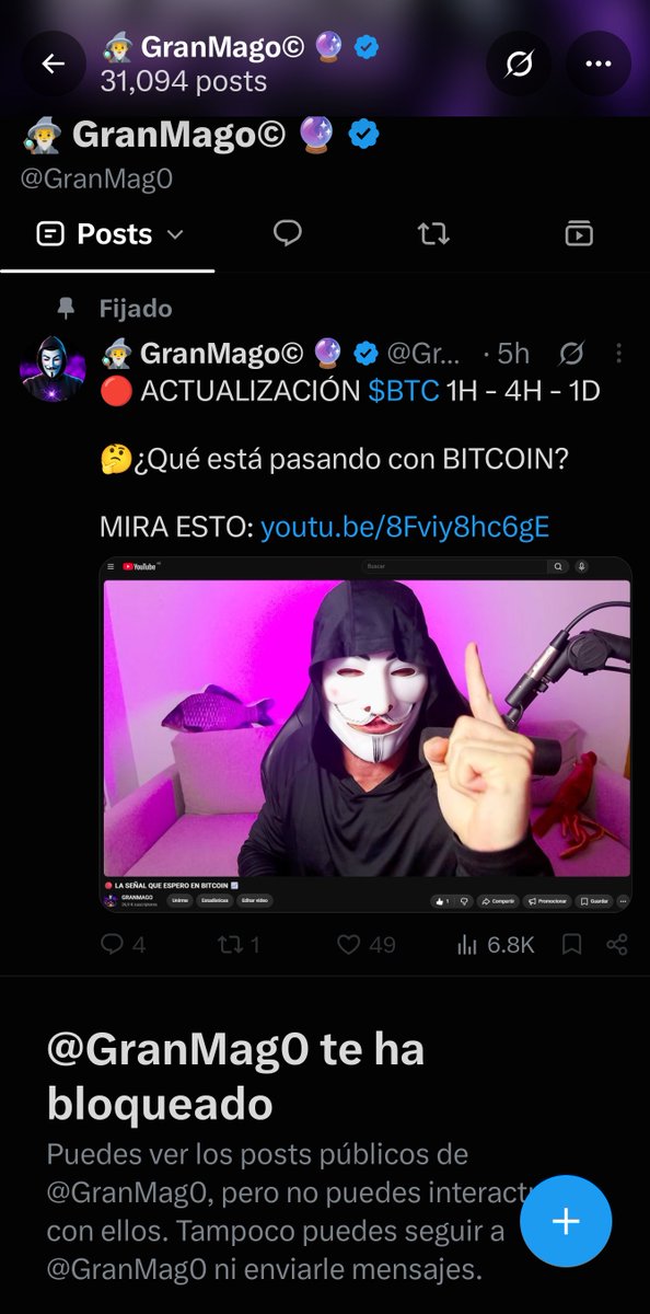 CryptoSoldierNR's tweet photo. Tremendo post del @GranMag0 
🔥 El trader se encuentra en extremo sentimiento Alcista. Lo cual es Legítimo
▫️ Sin embargo un trader que no aguante el criterio de otro, sin insultar, en realidad NO es trader. El sujeto me ha bloqueado hace años
▫️ Yo como trader no espero que todos estén de acuerdo con mi punto de vista del mercado, reconozco en sí, que el mercado es eso, una confluencia de distintas posturas y decisiones. El que no soporte críticas constructivas, sin insultos o falta de respeto, JAMÁS será trader, solo un influencer más
🫡 Menciona al mago en los comentarios para ver si me desbloquea...
🫠 Estamos analizando su desempeño en nuestro Youtúmetro