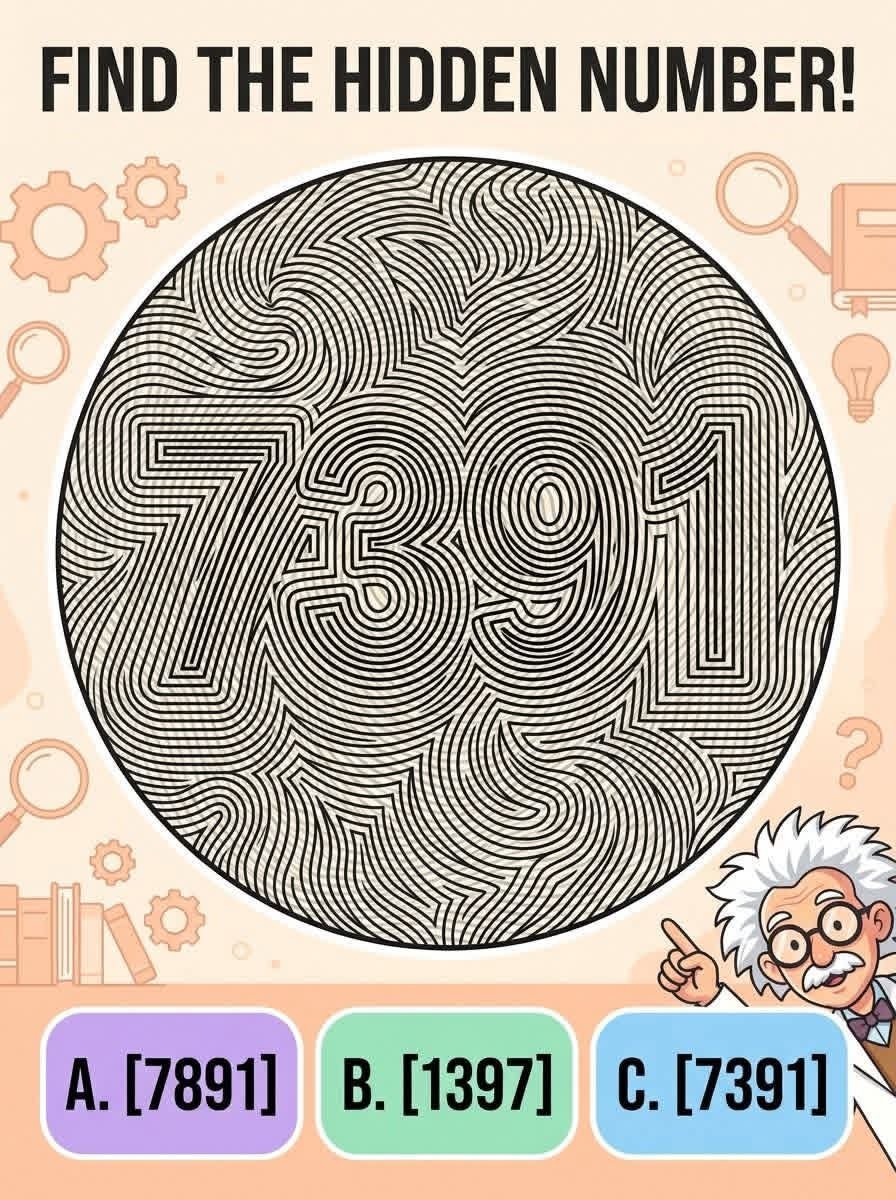 onmyway1133's tweet photo. Find the hidden number
   how smart are you ? https://t.co/zdQv2NKyK4