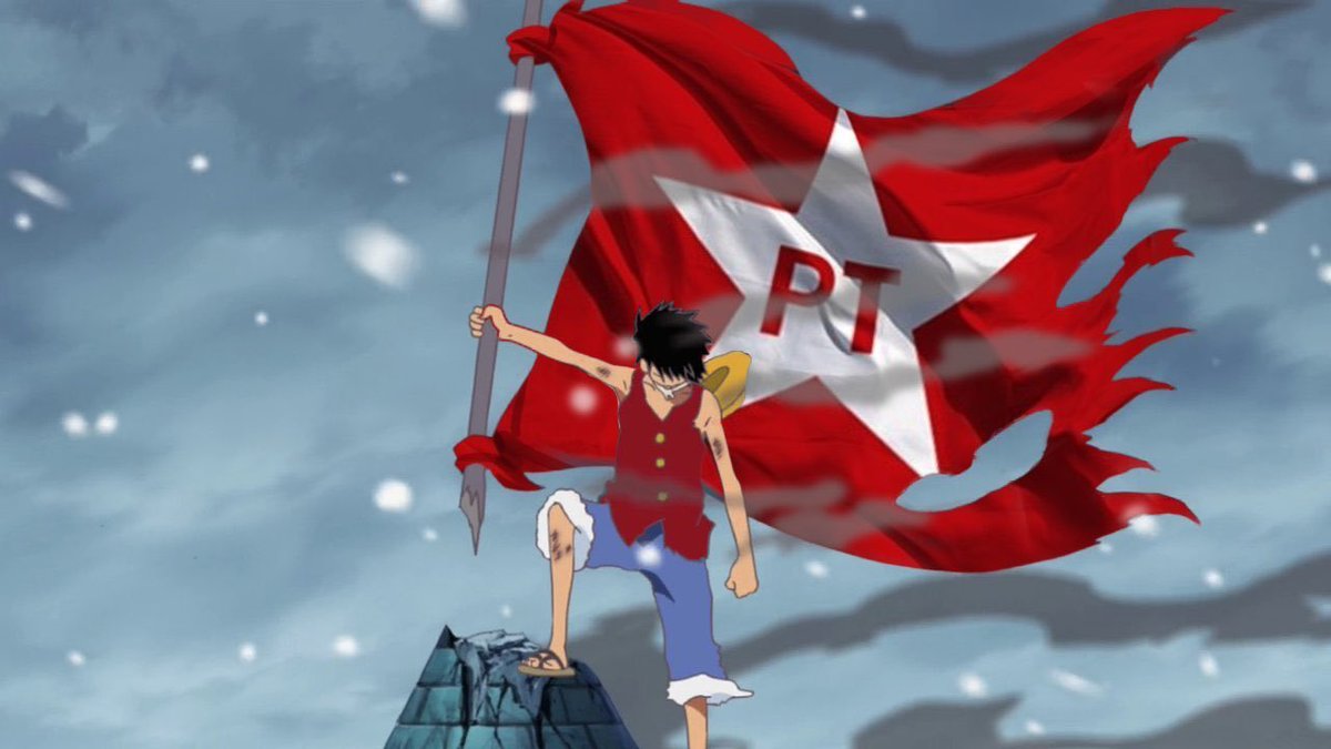 ocaionomichi's tweet photo. uma das coisas mais bonitas de One Piece é que você pode acompanhar a obra por 20 anos e ainda assim não entender porra nenhuma dela, realmente uma obra feita pra todos

essa versão funciona bem porque mantém a ironia clara, soa espontânea e já tem bom potencial de engajamento https://t.co/AD9ZHSTowZ