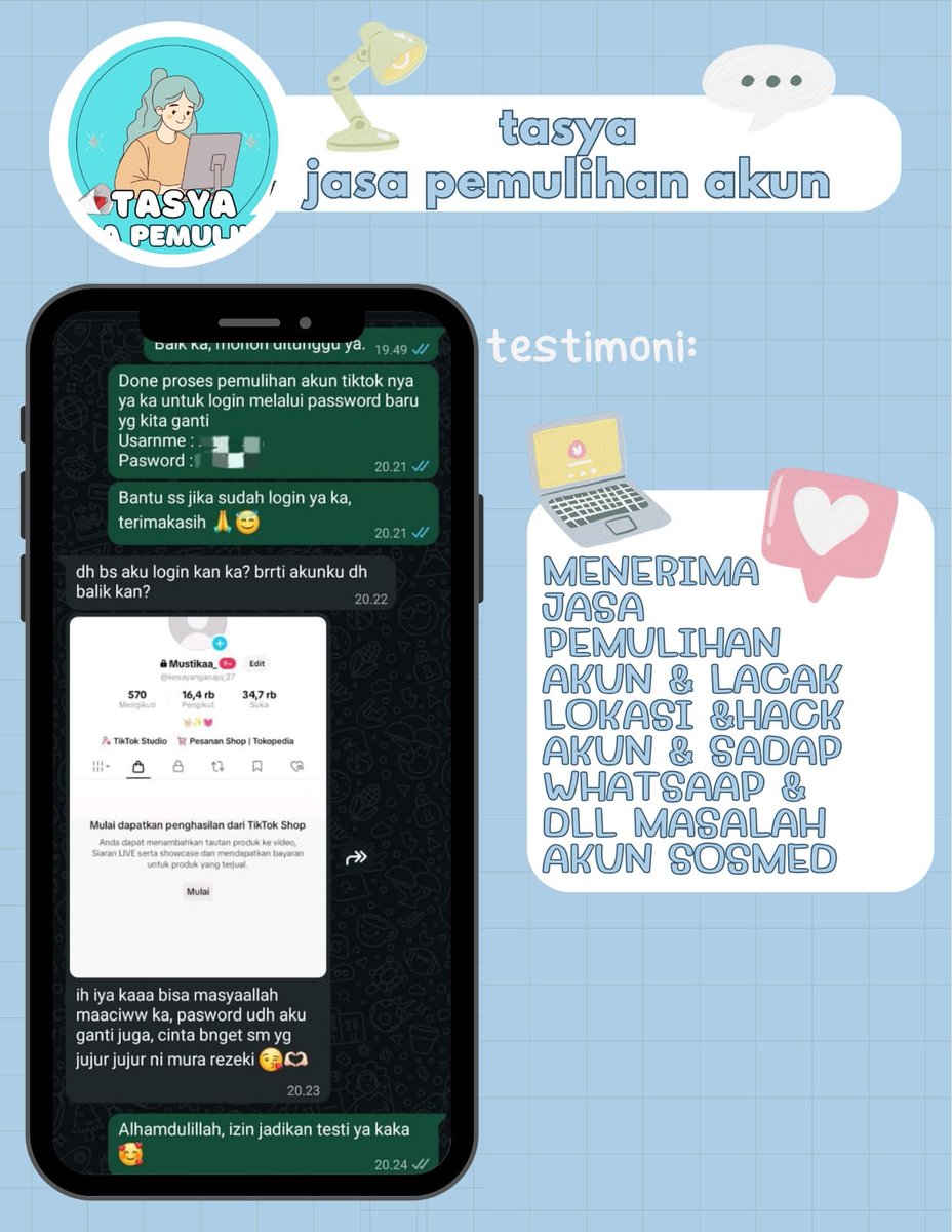 bernjmyur's tweet photo. OPEN JASA PEMULIHAN AKUN &amp; HAPUS AKUN TRUSTED

🌈JASA LACAK LOKASI
🌈SADAP WA
🌈LACAK HP HILANG BY NO HP / IMEI
🌈JASA PULIHKAN AKUN WHATSAPP YANG KEBLOKIR
AKUN : EMAIL,IG,WA,TWITER/X, FB,TIKTOK  

Order whatsapp di bio ya👌 https://t.co/aHYiEFay8G