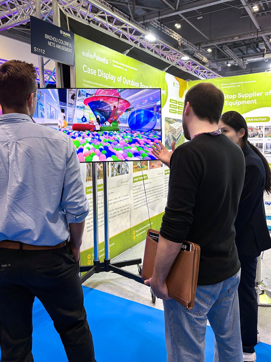 ColorfulNets's tweet photo. IAAPA Expo Europe 2026 London | Successfully Concluded!
Across mountains and seas, we meet in London.
We connected face-to-face with global cultural and tourism peers, showcasing innovative solutions for non-powered amusement facilities. https://t.co/6gRB6GBT37