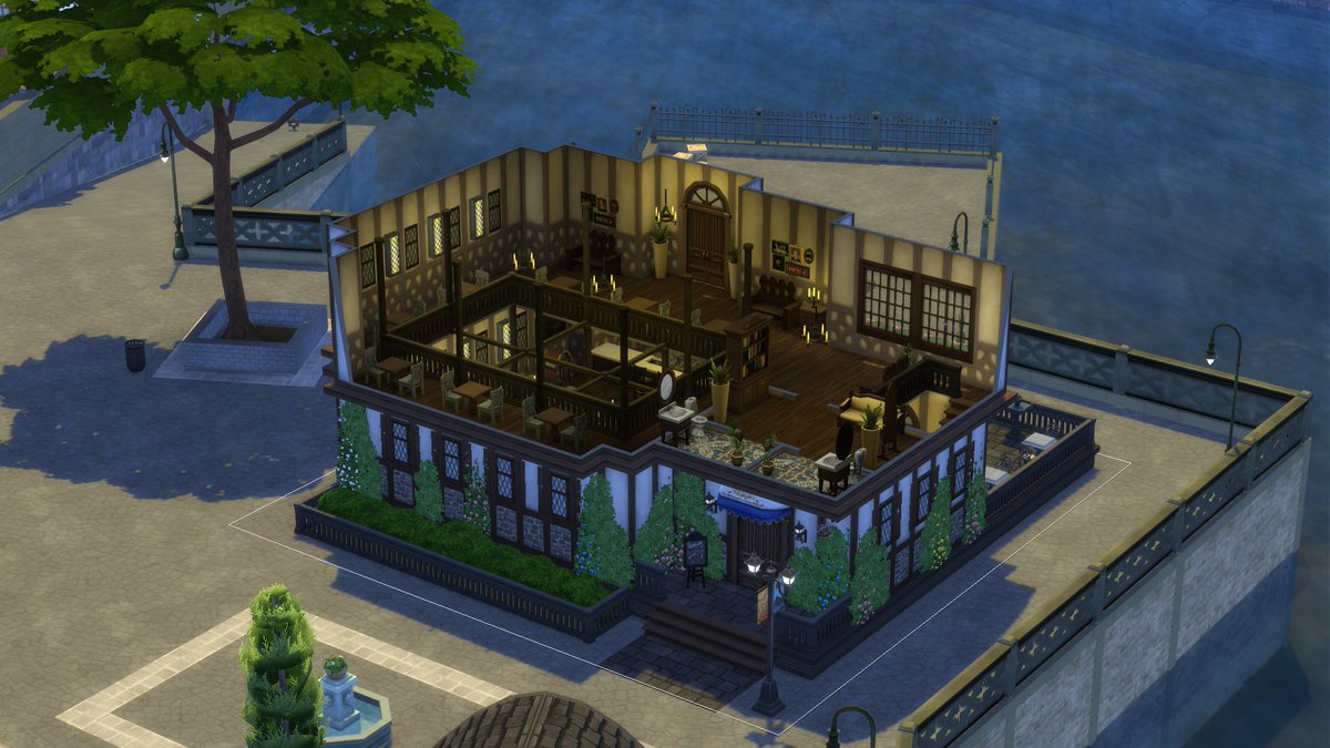 simfawkes's tweet photo. Hospedaria da Praça Velha 🍻
mais um lote de windenburg que resolvi reformar por conta própria. 
usei apenas o jogo base e get to together
id galeria: anothersimfawkes
#thesims https://t.co/pwDyLlIakM