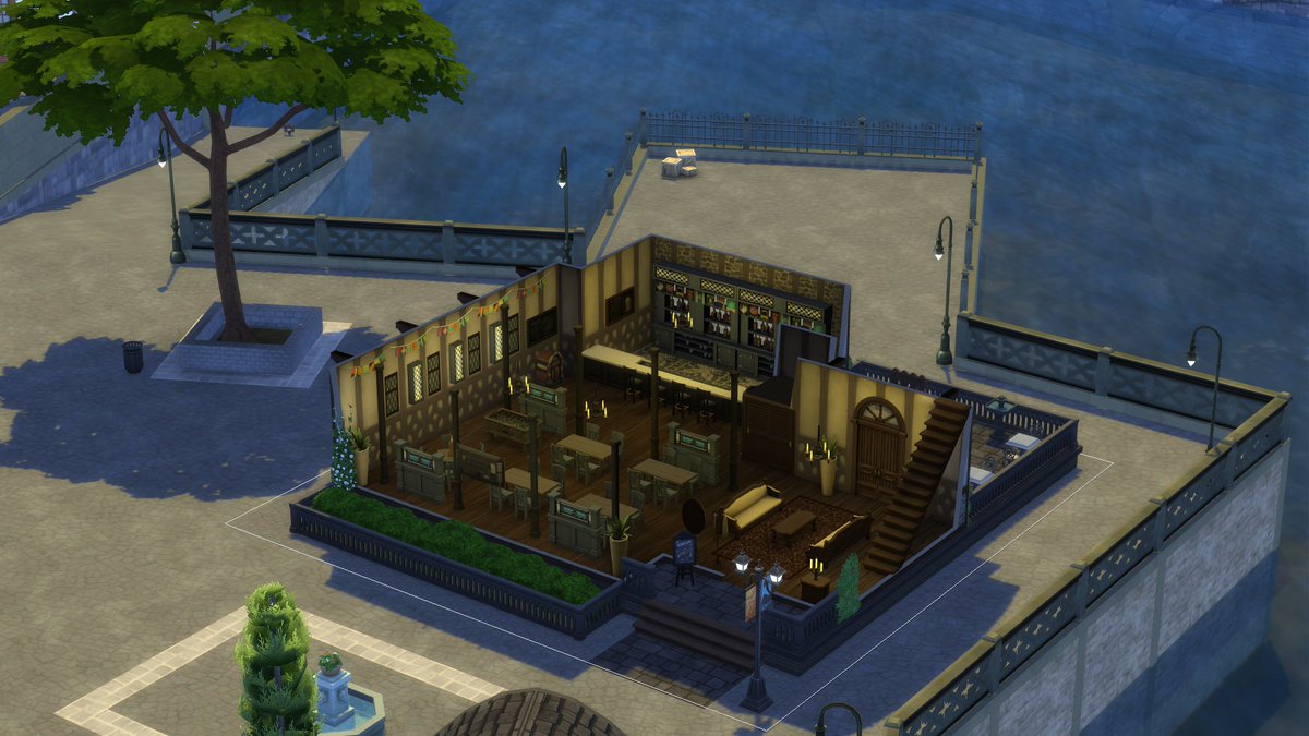simfawkes's tweet photo. Hospedaria da Praça Velha 🍻
mais um lote de windenburg que resolvi reformar por conta própria. 
usei apenas o jogo base e get to together
id galeria: anothersimfawkes
#thesims https://t.co/pwDyLlIakM