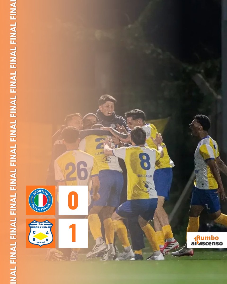 elascensouy's tweet photo. 🏟 #PrimeraC
Bella Italia 0-1 Bella Vista
⚽️ 41' Jordan Mosquera
📷 @DivisionalCAUF
#RumboAlAscenso https://t.co/a0yTHR3qvC