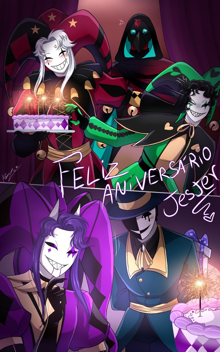 Coral08642's tweet photo. Jester birthday💜🎂
#tfc #thefreakcircus https://t.co/tDXdmiPzsu