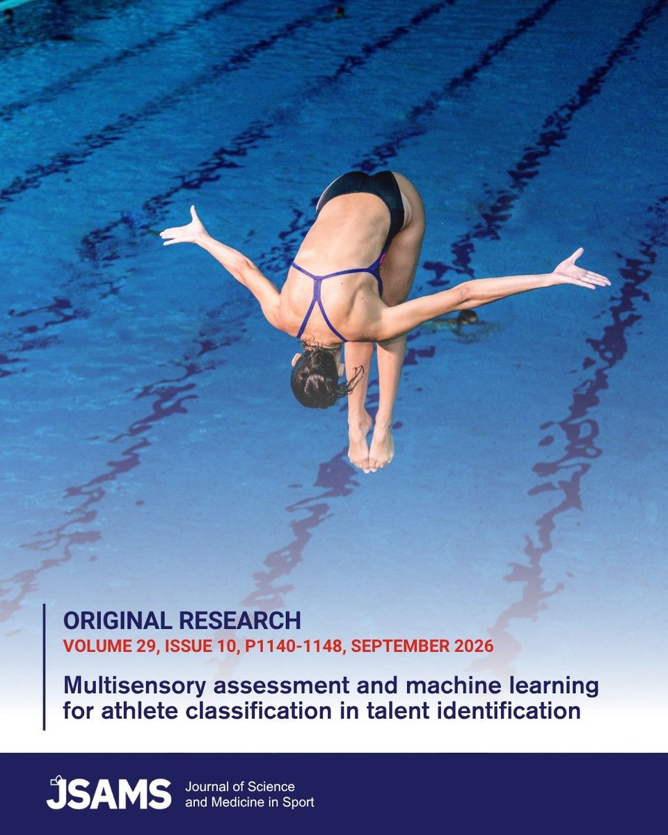 _JSAMS's tweet photo. Can machine learning help identify sporting talent?
Findings from a preliminary study highlight the potential of visual-vestibular-somatosensory assessment as a complementary tool in talent identification.
Read the article: https://t.co/x1xa9wVWhK 
 #research #MachineLearning https://t.co/PnNn3pAuyi