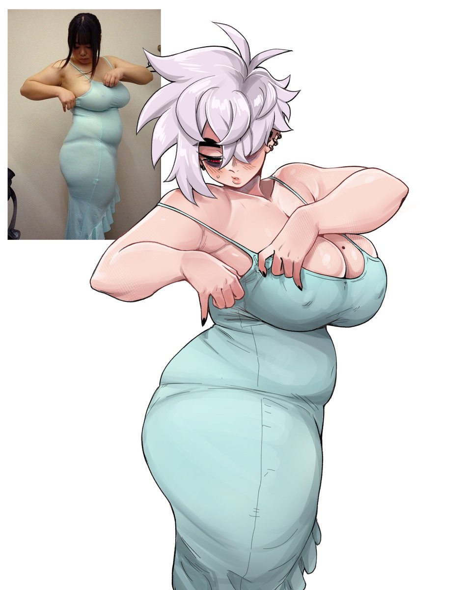 InsoUwu's tweet photo. Hellen : I-i think this is a bit too tight... https://t.co/LSblFRQAUJ