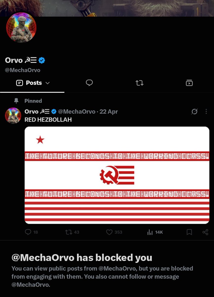 _Corn_Enjoyer_'s tweet photo. @rocinante2d @buckadeath What's with these bits that Comment then block so you can't call them a goat fucked? https://t.co/3IGHGD4cN8