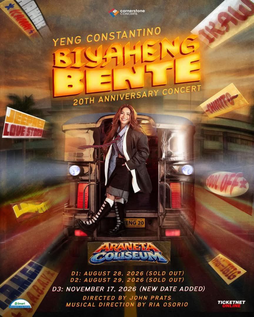 rinassists's tweet photo. open for ticket assistance!

YENG CONSTANTINO: BIYAHENG BENTE IN ARANETA DAY 3

✨ tickets under your name
✨ tpa fee: 300-500 (depends on your seat)

proofs — #rinassists

💌 send us a message to avail! https://t.co/lPrEZlWzed