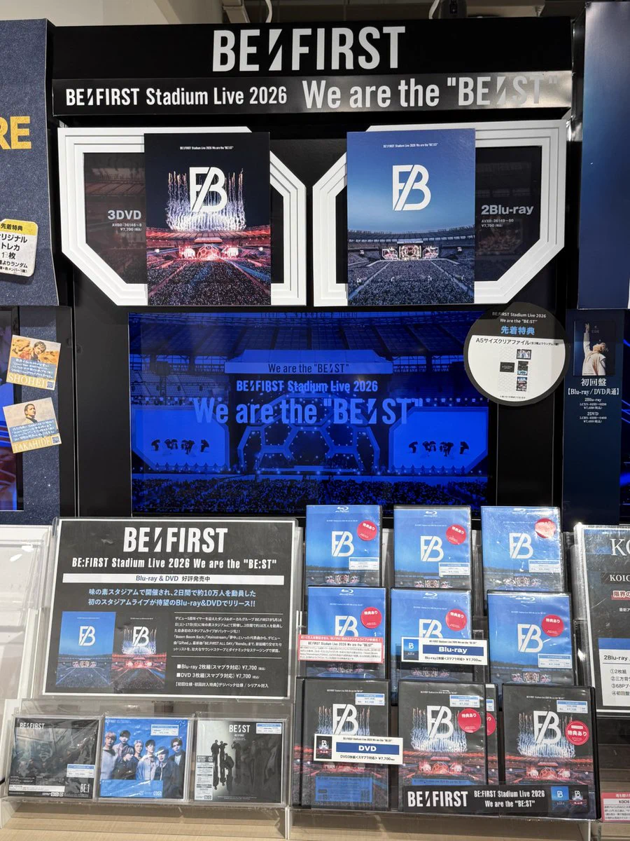 HMV&BOOKS SHIBUYA na platformě X: „【BE:FIRST】 BE:FIRST Stadium