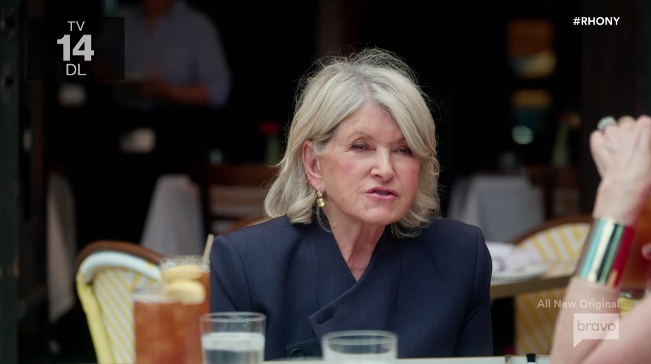queensofbravo's tweet photo. #RHONY has aired 4 episodes and Martha Stewart has made an appearance in 3 of them. We are so lucky! https://t.co/tkVRWeD2T6