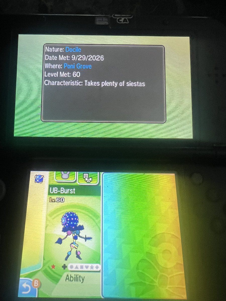 JediKush831's tweet photo. SLD №938 

Shiny Blacephalon aka UB-Burst after 1,000 encounters! On to the next one! 

#AceShinyHunters #UltraSun☀️ https://t.co/eptj0RLLsR