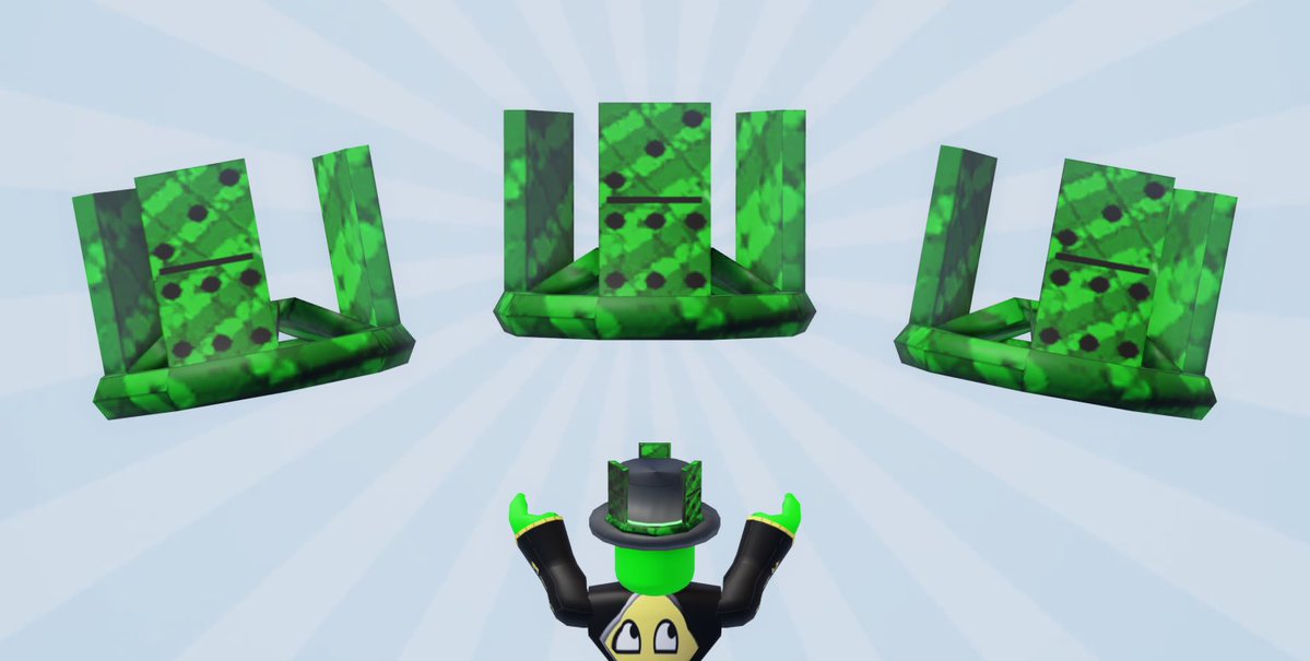 LukasThePickle's tweet photo. To celebrate 50k followers...
I'm giving away 3 Viridian Domino Crowns! 💚

To Enter:
Follow @LukasThePickle 
Like &amp; Repost

Picking the winners on Sunday! 👑 https://t.co/ZbZU8WmaBG