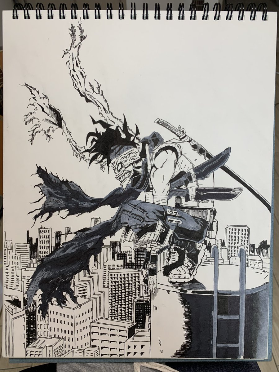 Massu_1020's tweet photo. ステイン(完成)。過去絵です。
・
Stain from My Hero Academia.
・
#ステイン #ヒロアカ #絵描き #絵描きさんと繋がりたい #模写絵 #過去絵 #ヴィラン #スケッチ #stain #myheroacademia #villain #drawing #picture #illust #art #mangaart #artist #manga https://t.co/xqTFl11XF7