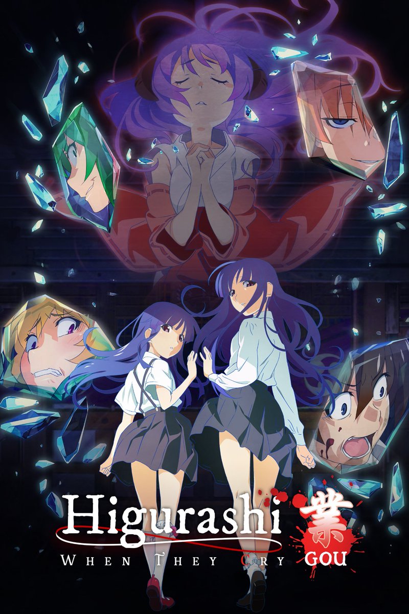 animeupdates's tweet photo. Today marks the 5th Anniversary of the ending to 'HIGURASHI GOU-SOTSU'!

A new Higurashi anime with an original story is currently in the works https://t.co/w20LuuccZS