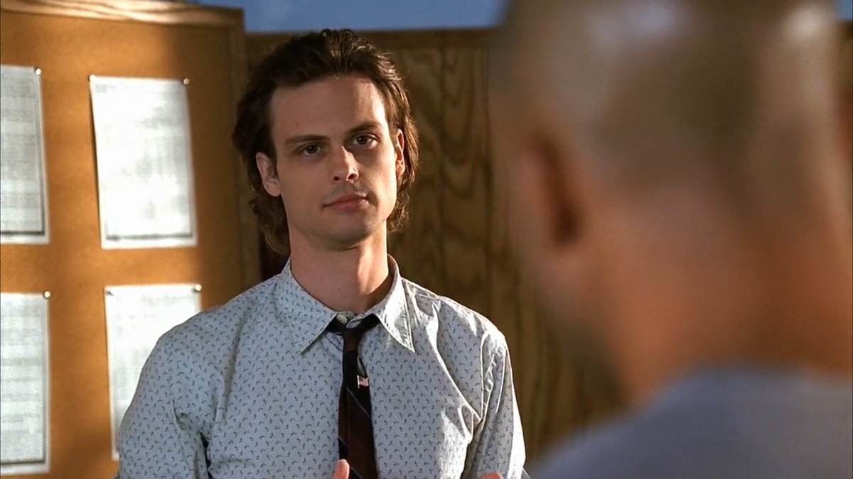 skyscratches's tweet photo. slick back hair spencer reid https://t.co/yK2jTYeunB