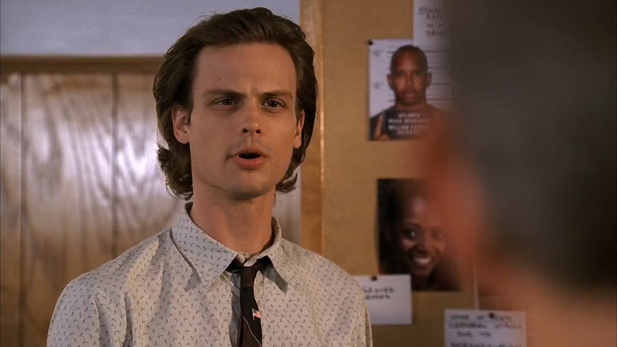 skyscratches's tweet photo. slick back hair spencer reid https://t.co/yK2jTYeunB