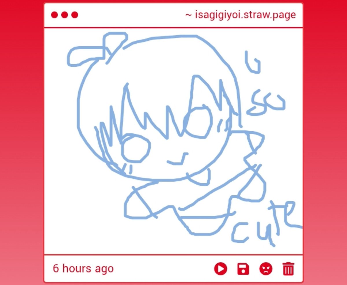 Isagigiyoi's tweet photo. WOAH! THATS SO CUTE I LOVE IT https://t.co/MyW2wozQli