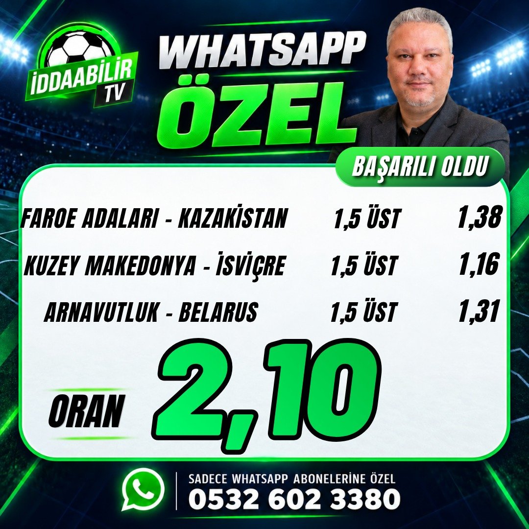 sukru1905's tweet photo. Whatsapp Grubumuzda ANA KUPONLARIMIZLA VE CANLI KUPONLARIMIZLA KAZANMAYA devam ediyoruz..👏🏻👏🏻✅️🔥🧿✍️🏻
Bilgi için: iddaabilirim@gmail.com adresimize mail atınız veya 0532 602 33 80 numaramıza whatsapp'tan BİLGİ yazınız, arama yapmayınız, aramalara cevap verilmemektedir..
#iddaabilirtv #iddaa #iddaakuponu #canliiddaa #whatsapp