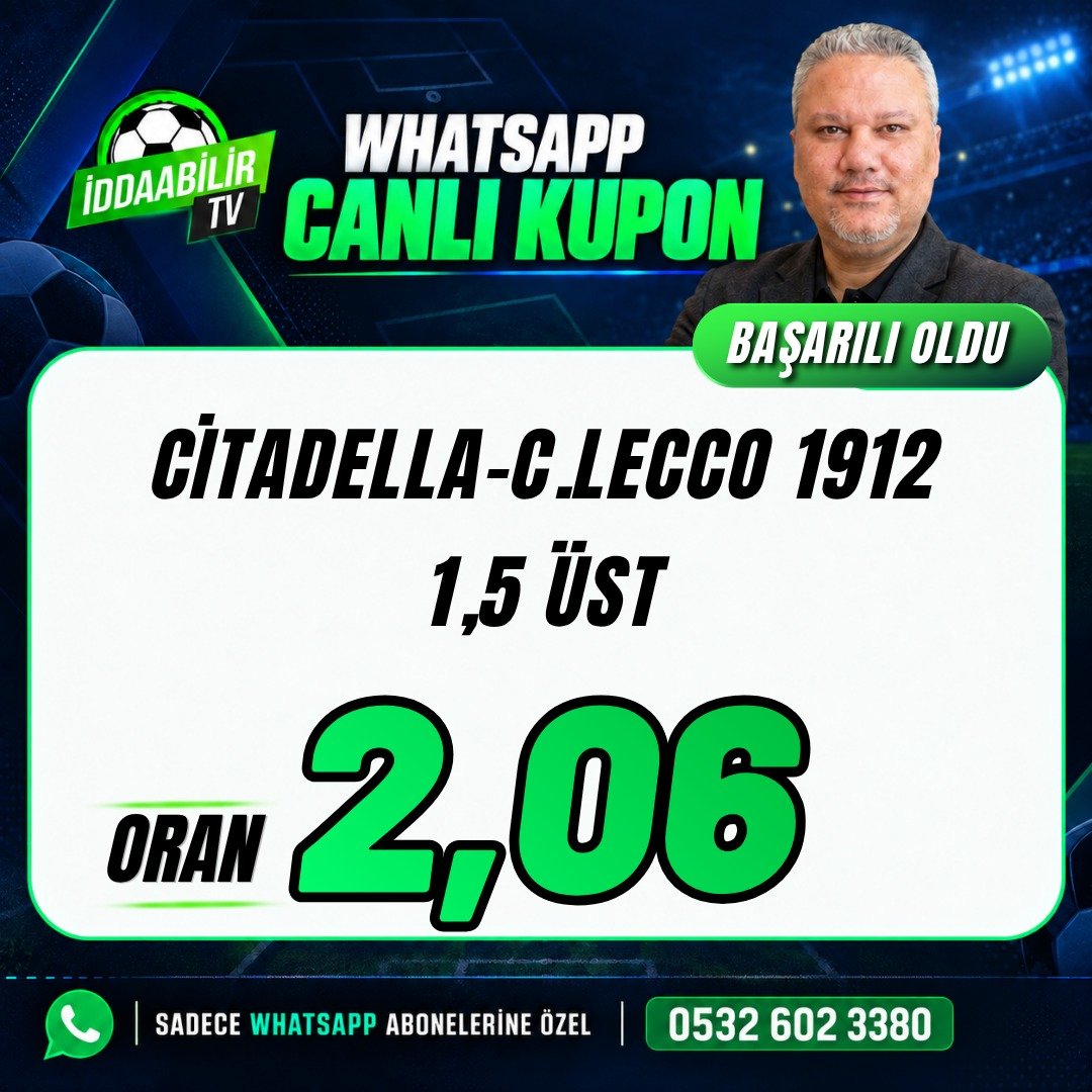 sukru1905's tweet photo. Whatsapp Grubumuzda ANA KUPONLARIMIZLA VE CANLI KUPONLARIMIZLA KAZANMAYA devam ediyoruz..👏🏻👏🏻✅️🔥🧿✍️🏻
Bilgi için: iddaabilirim@gmail.com adresimize mail atınız veya 0532 602 33 80 numaramıza whatsapp'tan BİLGİ yazınız, arama yapmayınız, aramalara cevap verilmemektedir..
#iddaabilirtv #iddaa #iddaakuponu #canliiddaa #whatsapp