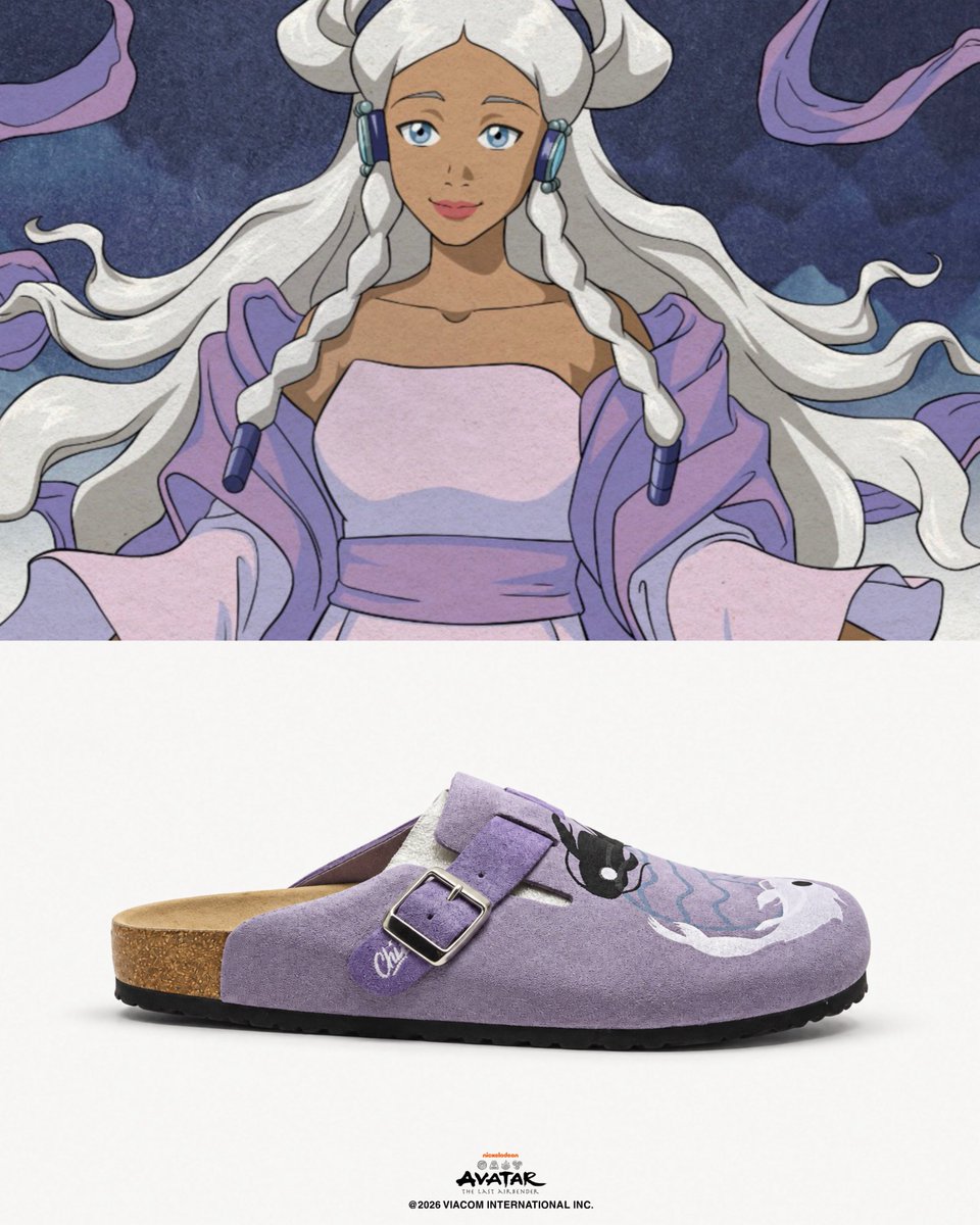 AvatarverseTV's tweet photo. First Look at Princess Yue's Clogs from the Neptun x Avatar: The Last Airbender collaboration.

The collection officially drops on October 18. https://t.co/XWlBFBQq2i