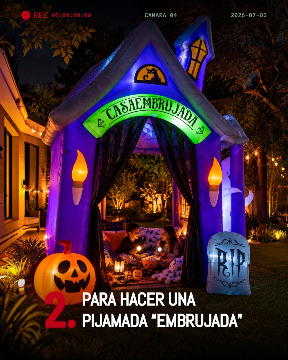 CityClubmx's tweet photo. ¿Sin ideas este Halloween? 🧛🧙🏻💀 Te dejamos estas increíbles y originales formas de decorar tu fiesta de una manera diferente con nuestros inflables.  🤩👻

¿Ya vienes por los tuyos?

#CityClub #halloween #inflableshalloween https://t.co/PgirxoCSbQ