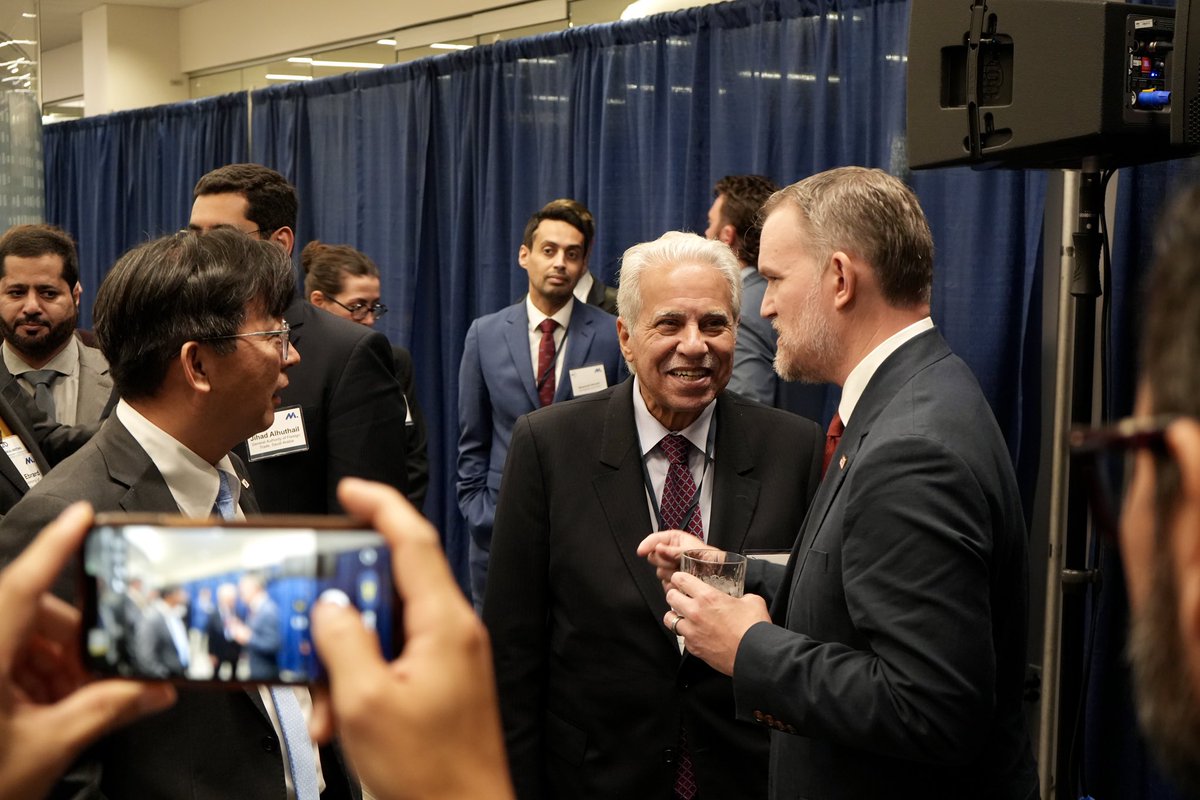 USTradeRep's tweet photo. To kick off the G20 Trade Ministerial, Ambassador Greer joined the G20 Trade Ministers for a welcome reception hosted by @BizRoundtable and @ShopFloorNAM, whose advocacy continues to support American businesses and expand opportunities for American workers. https://t.co/ubkXJPZzjt