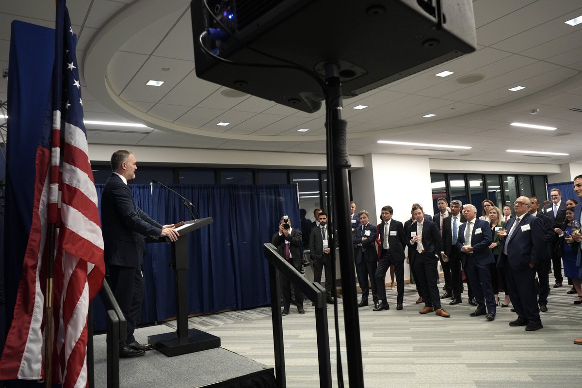 USTradeRep's tweet photo. To kick off the G20 Trade Ministerial, Ambassador Greer joined the G20 Trade Ministers for a welcome reception hosted by @BizRoundtable and @ShopFloorNAM, whose advocacy continues to support American businesses and expand opportunities for American workers. https://t.co/ubkXJPZzjt
