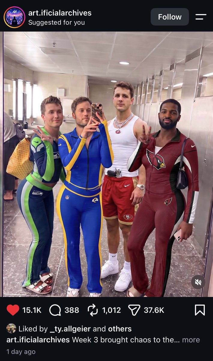 LegacyFitz11's tweet photo. What is Tyler Allgeier liking on instagram😭😭 https://t.co/RRMoRjVWZc