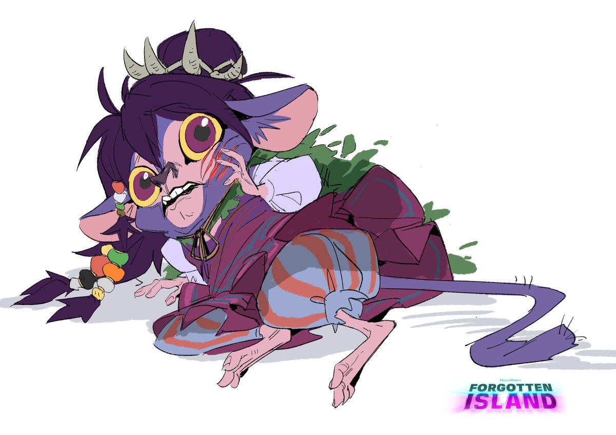 TB_Choi12's tweet photo. Another early concept for Manang and Batiba :) #forgottenisland #dreamworks #concpetart https://t.co/4tZAbxuk7U