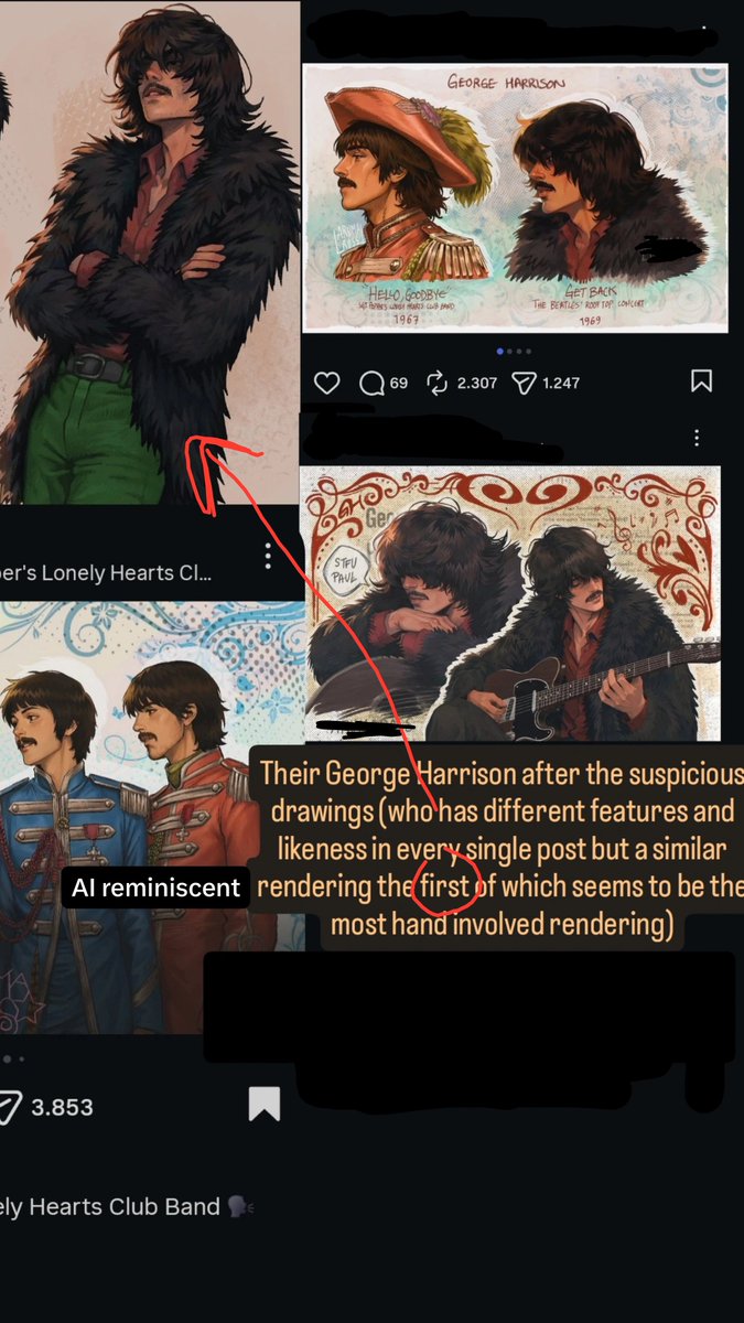 Ir3ce_ag's tweet photo. Been hesitant to share my skepticism ab this artist &amp; potential recent AI involvement on their process on IG &amp; then realized i could ask bestlestwt instead so that it doesnt get blown out of proportion..I would love to know your thoughts esp since I considered commissioning them! https://t.co/oDrTlVPPJL