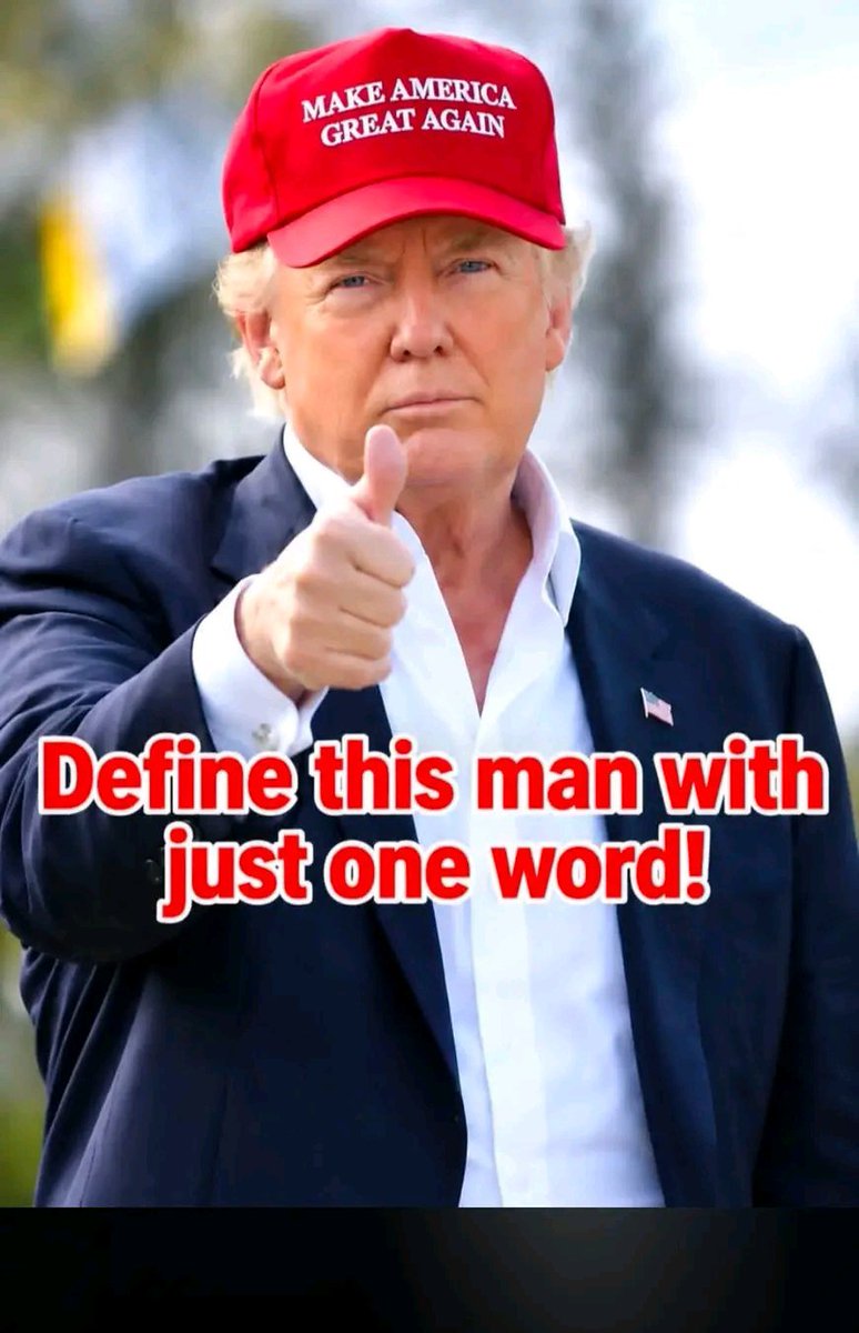 Commentarycjwm's tweet photo. One man. One word. 🇺🇸 What’s the FIRST word that comes to mind when you see this photo? No long explanations—just ONE word. 👇 Let’s see what everyone says! And follow me @karolineleavitt https://t.co/zloUylXgtc