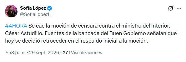 chrisalmanzac's tweet photo. Hay tuits que envejecen muy rápido y para mal. Es mejor no adelantarse ni escupir al cielo. https://t.co/nlyZstm797