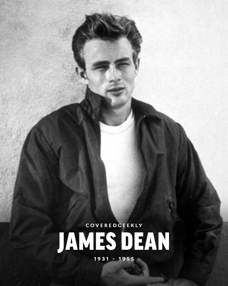 CoveredGeekly's tweet photo. James Dean passed away 71 years ago today 🕊️ https://t.co/Ib8HE22Rmh
