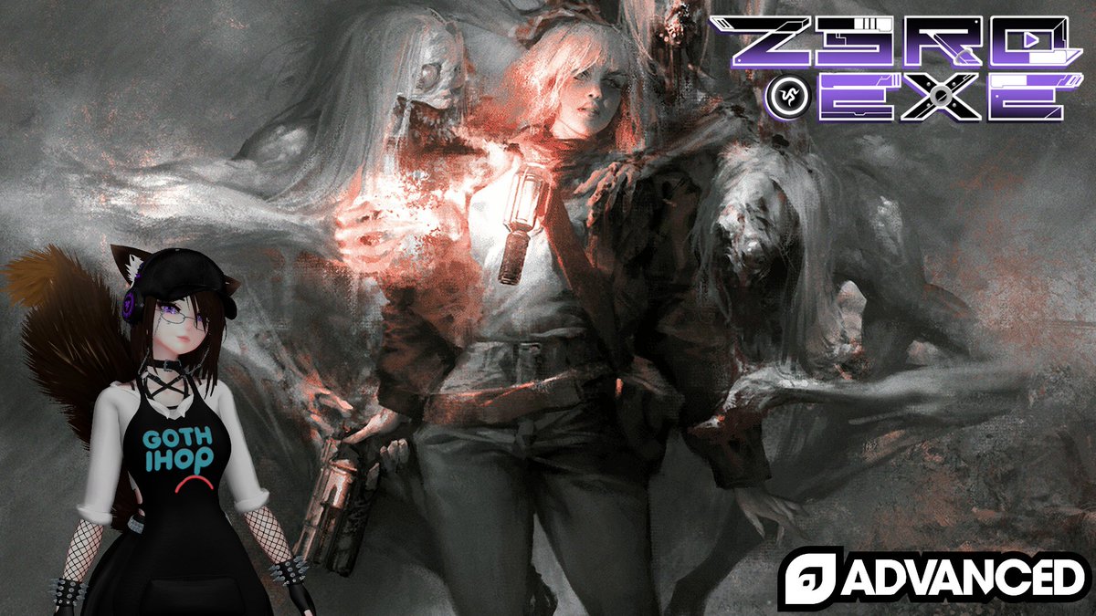 Z3r0exeVT's tweet photo. π¦18+| !advancedgg | What do you me there are zombies in my Cyberpunk game?!?! We are playing HollowBody so swing on by and vibe at https://t.co/52ZynCVh1C ! #vtuber #foxtuber #Kitsune https://t.co/CwwchAtj0Y