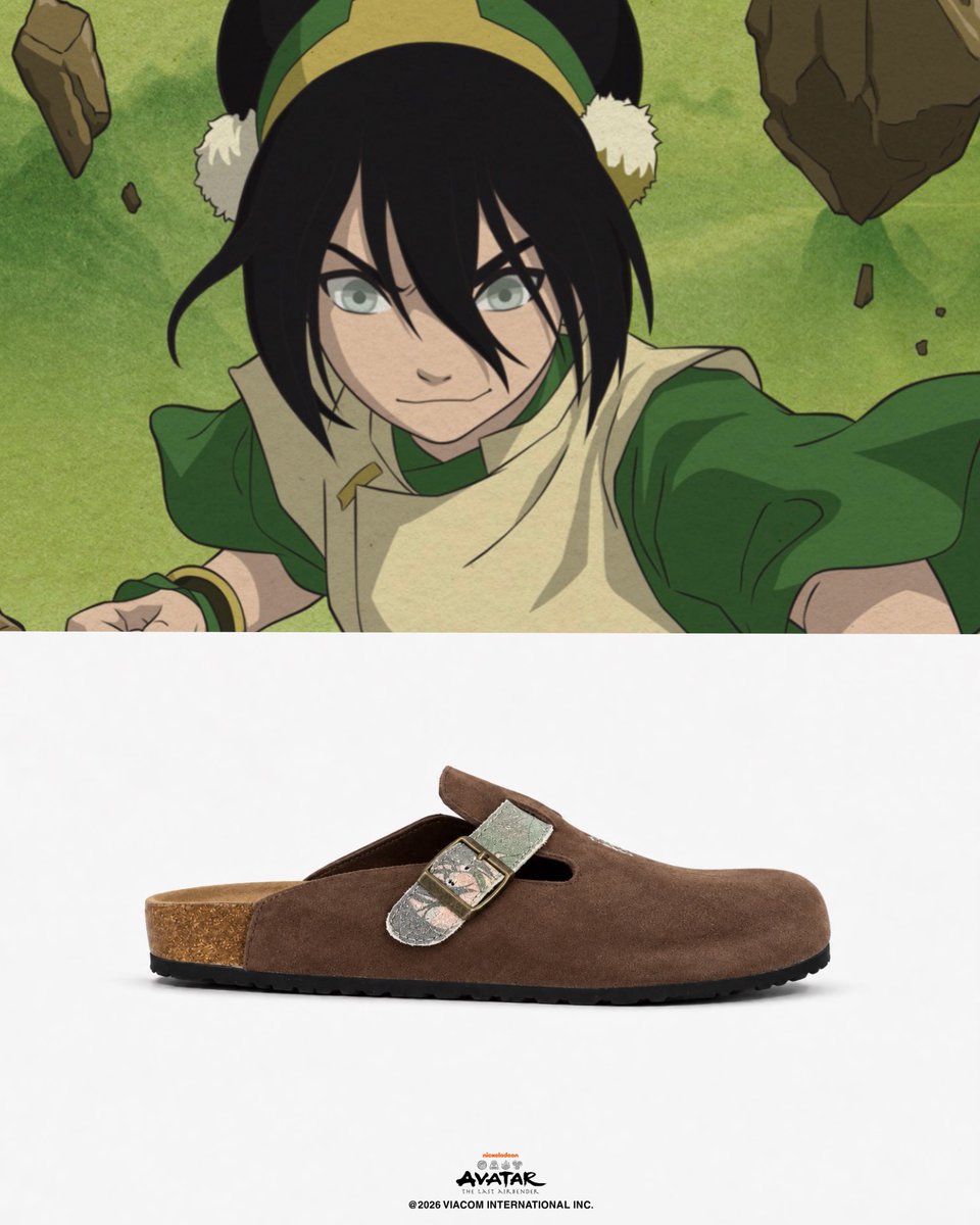 AvatarverseTV's tweet photo. First Look at Toph Beifong's Clogs from the Neptun x Avatar: The Last Airbender collaboration.

The collection officially drops on October 18. https://t.co/PTFtcoL0zB