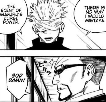 sularehaii's tweet photo. Gojo: “There is no way I’d mistake the scent of Suguru’s curse power.”
Yaga: “GOD DAMN! (these bitches gay)” https://t.co/xOd2CfI10m