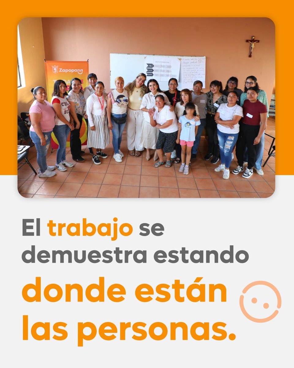 isauraamadorn's tweet photo. En Zapopan, la cercanía nos define. Por eso siempre trabajamos hombro con hombro con las y los vecinos, porque solamente así llegamos a las mejores soluciones. 

Zapopan avanza así, haciendo equipo con la gente 🤝. Gracias por dejarme ser parte de esto 🧡 https://t.co/Q1l0SfPFIQ