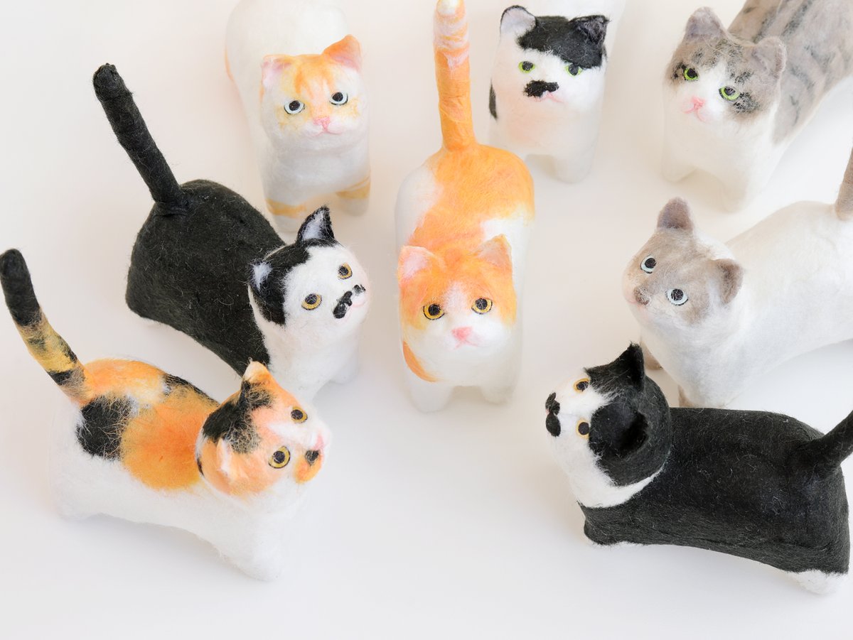i_onao's tweet photo. 吉祥寺ねこ祭り2026に参加します🐈
期間限定ねこコーナーには、吉祥寺の店舗限定で新顔のねこも登場します。
一つずつ模様が異なる１点ものですので、どうぞお見逃しなく🐈‍⬛

🐈吉祥寺ねこ祭り2026
📅 2026/10/1-31
@kichi_neco 

📍 #吉祥寺ロフト 4階 和紙の店 大直 https://t.co/8BBaAtLM7P
