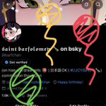 Photo by 𝖘𝖆𝖎𝖓𝖙 𝖇𝖆𝖗𝖋𝖔𝖑𝖔𝖒𝖊𝖜 🍾 on bsky (@barfchan)