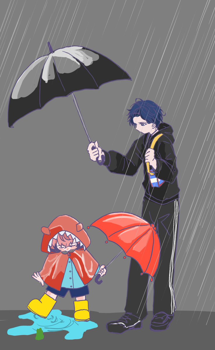 DONt_K0i's tweet photo. 幼児化注意⚠️

雨の日が続きますね🦖おおかみ https://t.co/IpAonoTWsl