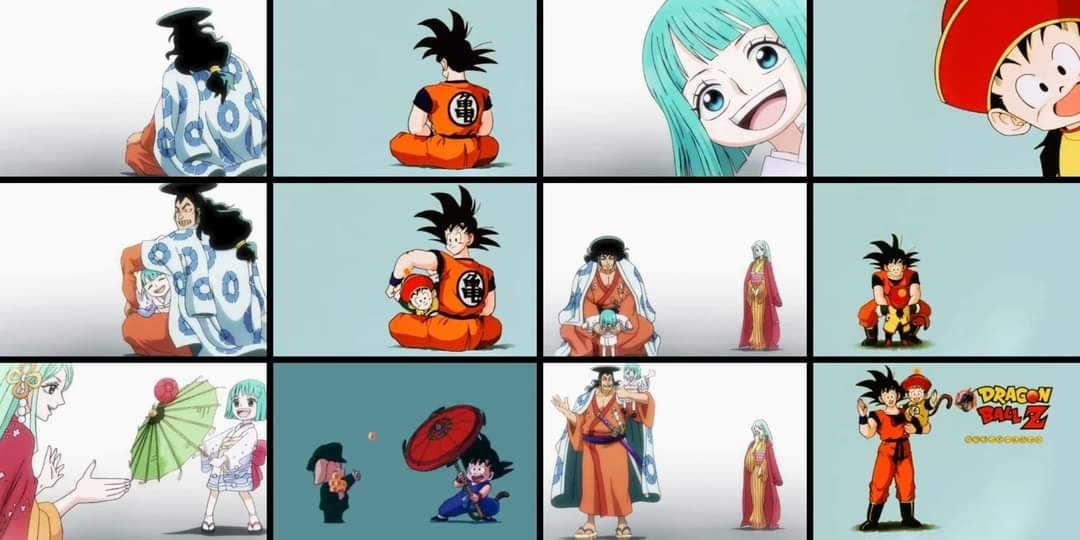 DB_Simplemente's tweet photo. A One Piece le hacen referencia muchas series importantes, a Dragon Ball también, incluida One Piece. https://t.co/lG4QyrVWVx