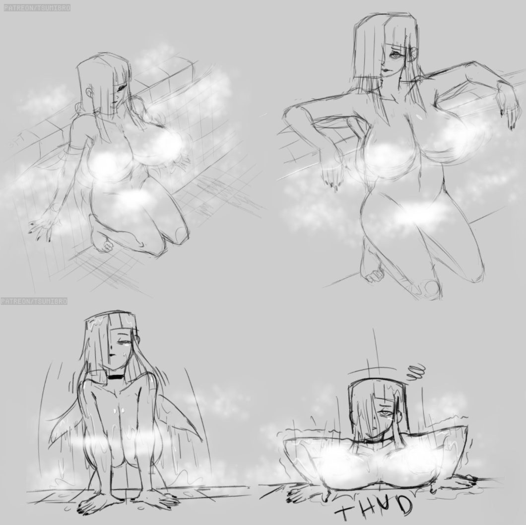 TsumiBroDoYo's tweet photo. Lone ghost seer tries to relax in a spa https://t.co/FDaUQ8s42X