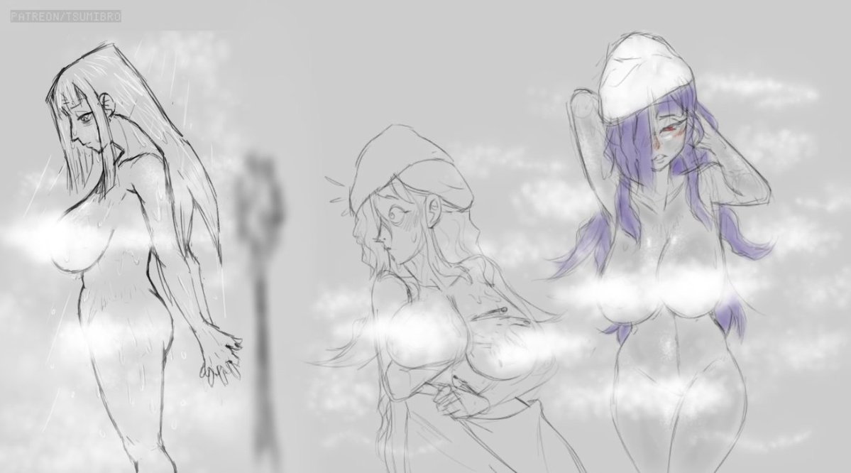 TsumiBroDoYo's tweet photo. Lone ghost seer tries to relax in a spa https://t.co/FDaUQ8s42X