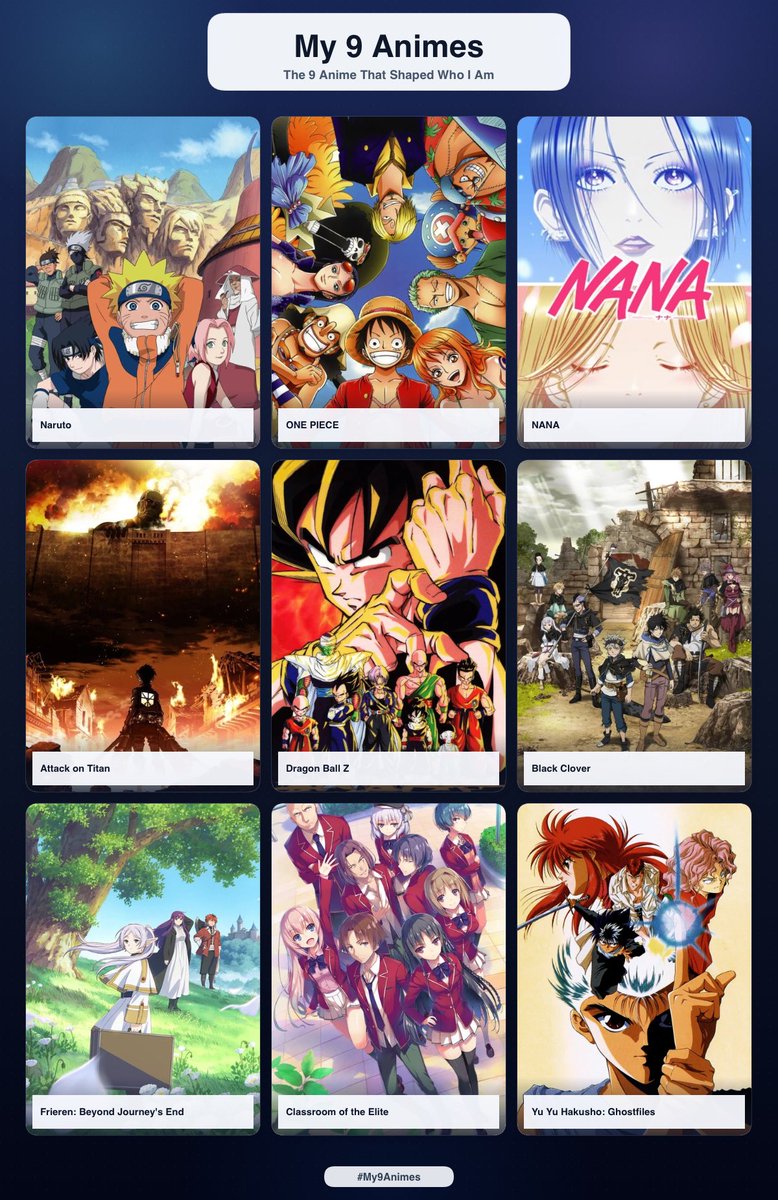 miseryresides's tweet photo. me &amp; my 9 anime n allat https://t.co/X7wjdsidkR