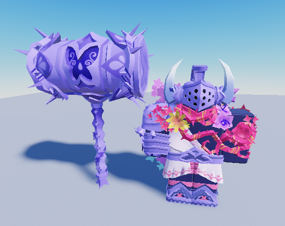 cloovrd's tweet photo. hii I was responsible for modeling the Banhammer mastery skin for this update!! #phighting https://t.co/oRqu5biGic