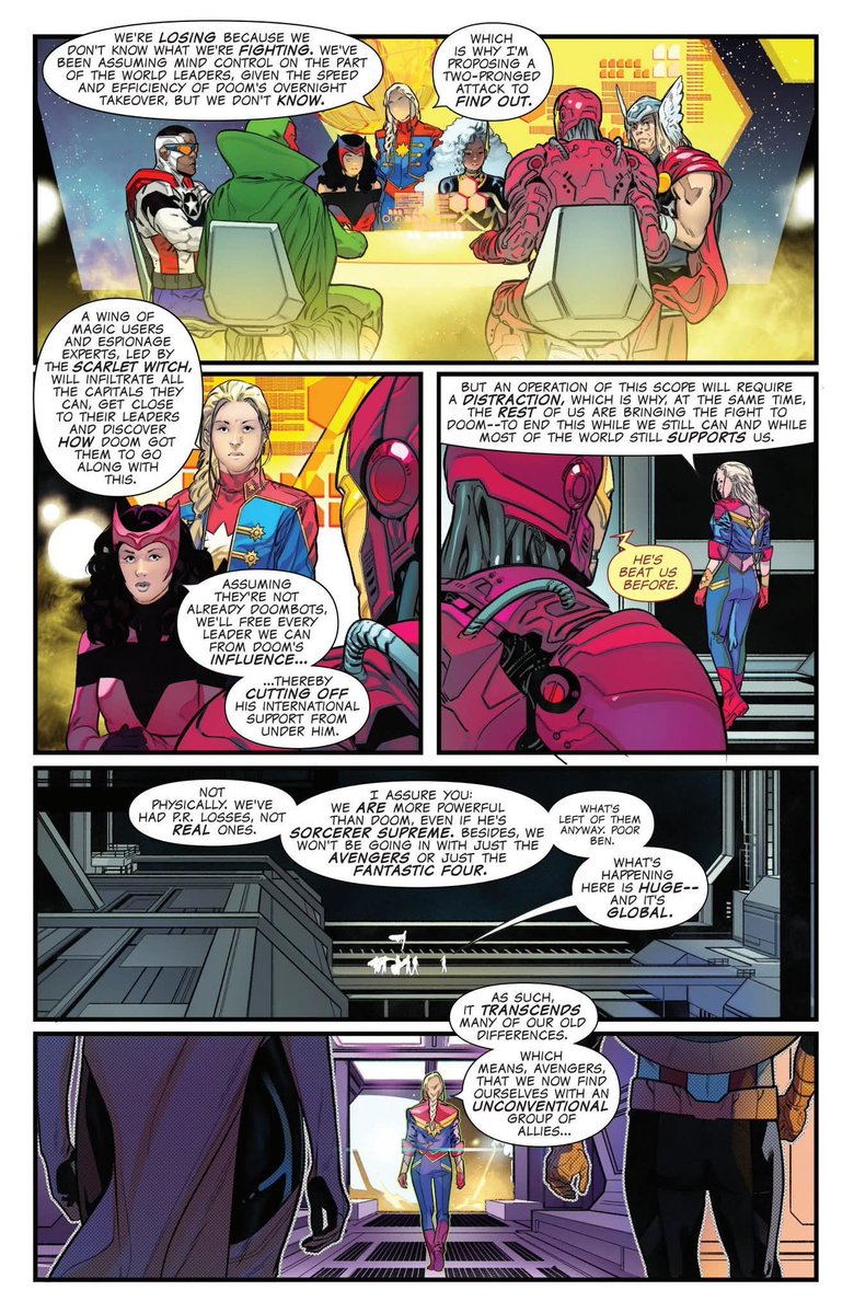 katykats7376's tweet photo. @_legado_nerd @_Movie_Fans_ This was a publicity stunt. the entire doom series is literally based off of the avengers trying to win the public’s support back from doom in which they needed to lose to win it back https://t.co/QrAqNjjCNo